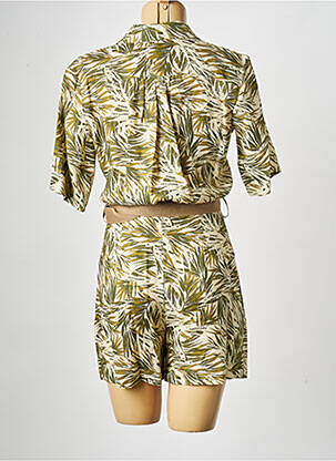 Combishort col v vert LA PETITE FRANCAISE femme