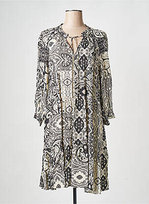 Robe courte noir IKKS femme