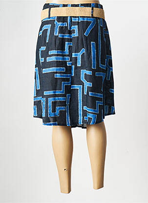 Mini-jupe bleu LA FEE MARABOUTEE femme