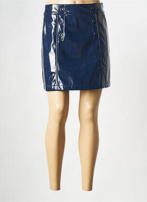 Mini-jupe bleu LA FEE MARABOUTEE femme