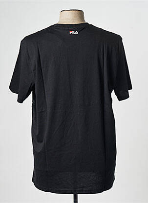T-shirt col rond noir FILA homme