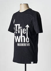 T-shirt noir ONLY & SONS pour homme seconde vue