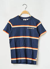 T-shirt bleu QUIKSILVER pour garçon seconde vue