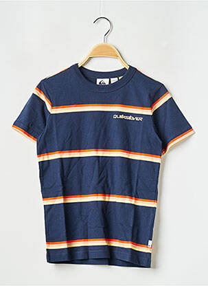 T-shirt bleu QUIKSILVER pour garçon