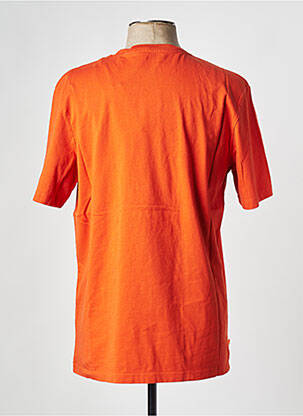 T-shirt col rond marron TIMBERLAND homme