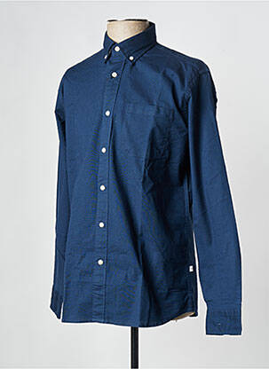 Chemise manches longues bleu SELECTED homme