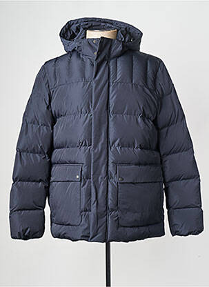 Parka col col montant bleu GEOX homme