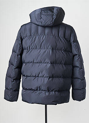 Parka col col montant bleu GEOX homme