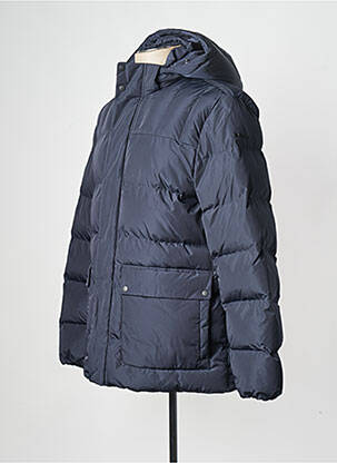 Parka col col montant bleu GEOX homme