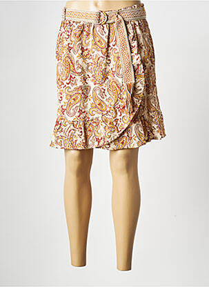 Mini-jupe marron LA PETITE FRANCAISE pour femme