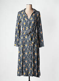 Robe longue col v gris STELLA FOREST femme