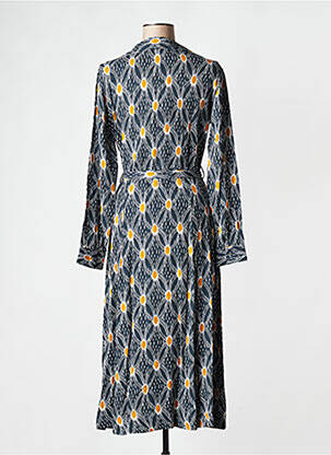 Robe longue col v gris STELLA FOREST femme