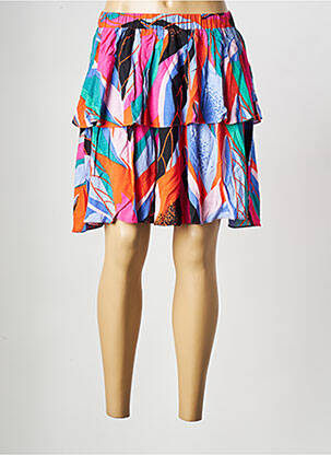 Mini-jupe orange Y.A.S femme