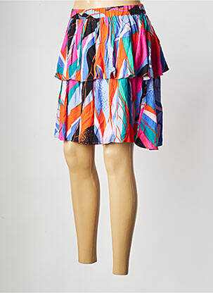 Mini-jupe orange Y.A.S femme