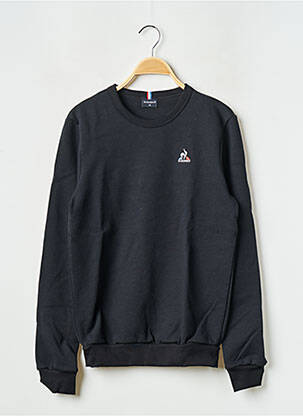 Sweat-shirt col rond noir LE COQ SPORTIF homme