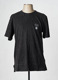 T-shirt col rond noir ELEMENT homme