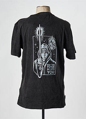 T-shirt col rond noir ELEMENT homme