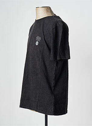 T-shirt col rond noir ELEMENT homme