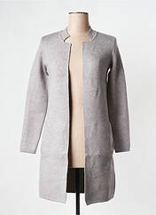 Gilet manches longues gris MORGAN pour femme seconde vue