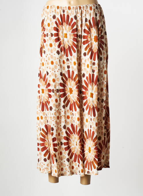 Jupe longue orange STELLA FOREST pour femme