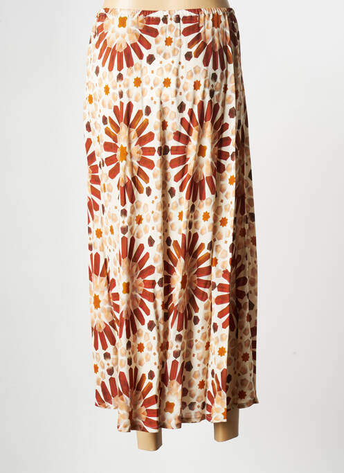 Jupe longue orange STELLA FOREST pour femme