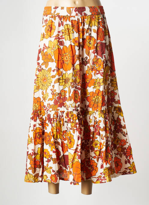 Jupe longue orange STELLA FOREST pour femme