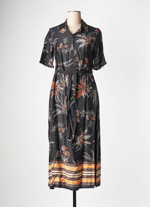 Robe longue noir LA FEE MARABOUTEE pour femme