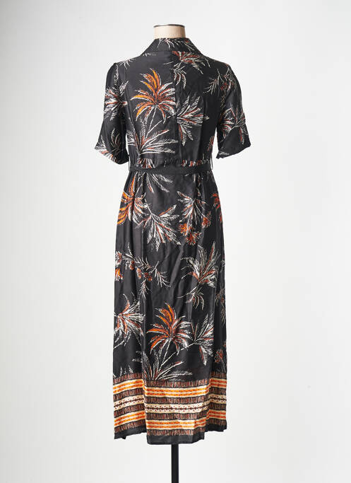 Robe longue noir LA FEE MARABOUTEE pour femme