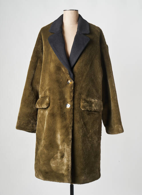 Manteau long vert ESSENTIEL ANTWERP pour femme