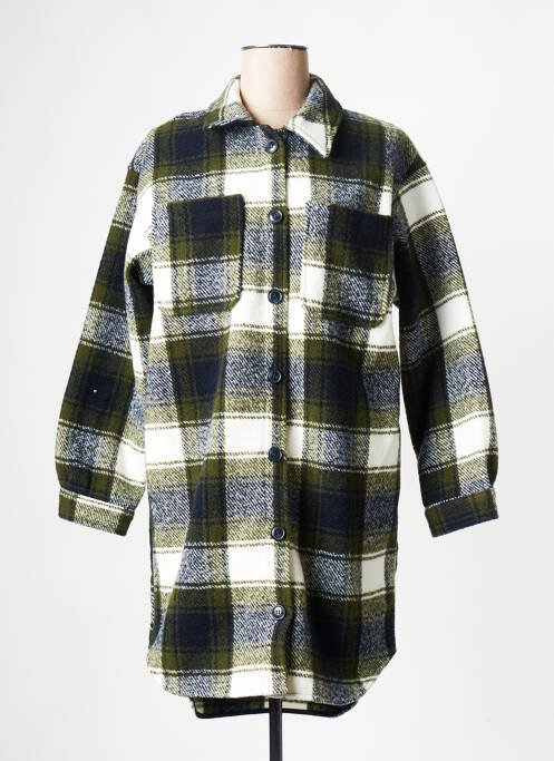 Veste casual vert ICHI pour femme