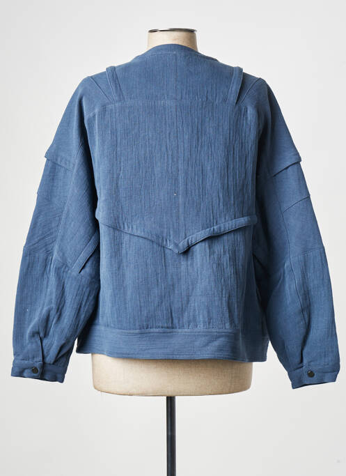 Blouson bleu SEE U SOON pour femme