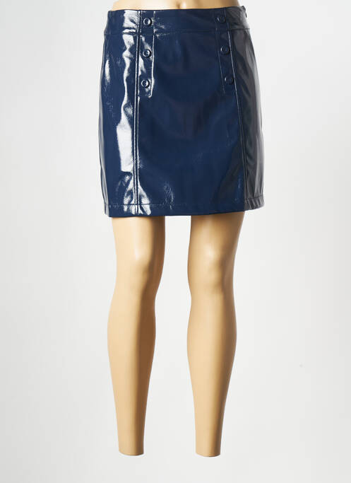 Mini-jupe bleu LA FEE MARABOUTEE pour femme