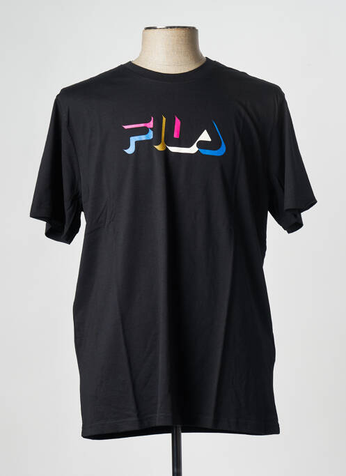 T-shirt noir FILA pour homme