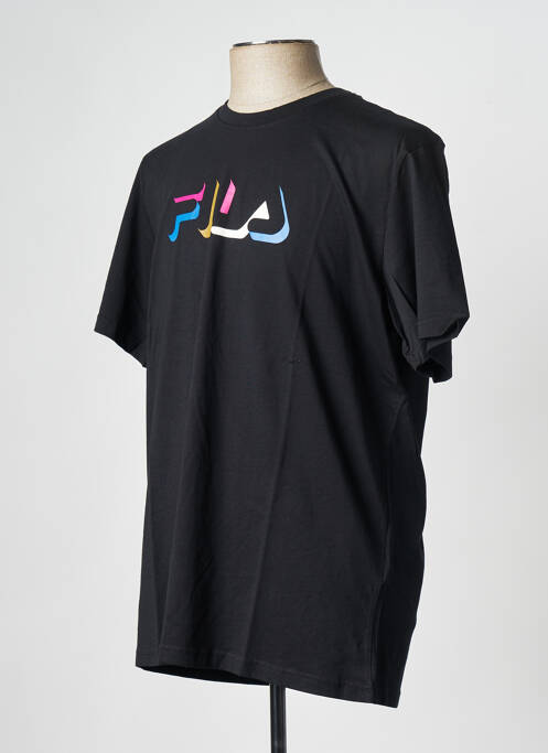 T-shirt noir FILA pour homme