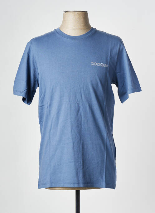 T-shirt bleu DOCKERS pour homme