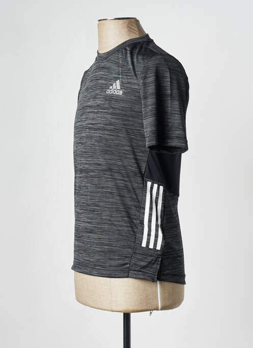 T-shirt noir ADIDAS pour homme