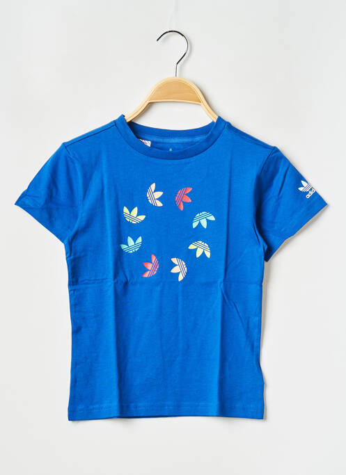 T-shirt bleu ADIDAS pour enfant