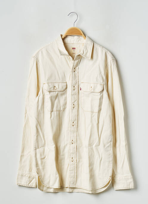 Chemise manches longues beige LEVIS pour homme