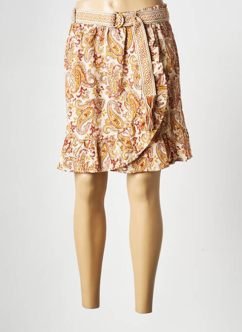 Mini-jupe marron LA PETITE FRANCAISE pour femme