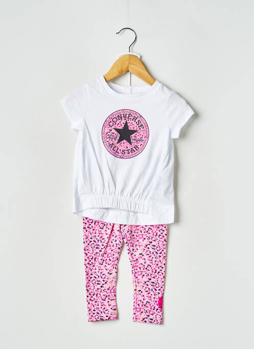 Ensemble pantalon violet CONVERSE pour fille