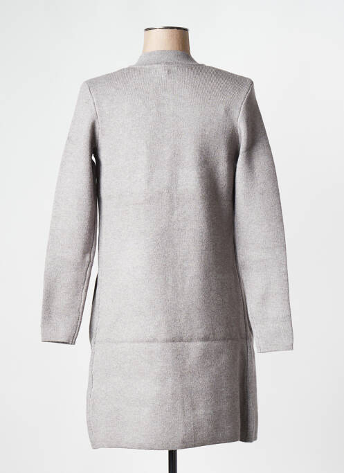 Gilet manches longues gris MORGAN pour femme