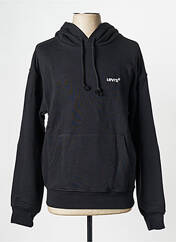 Sweat-shirt à capuche noir LEVIS pour homme seconde vue