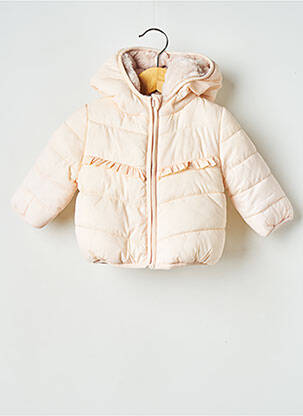 Manteau court col rond rose TAPE À L'OEIL fille