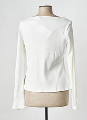 T-shirt blanc NA-KD pour femme seconde vue