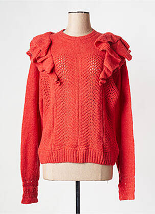 Pull col rond rouge ATELIER REVE femme