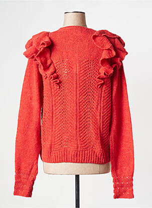 Pull col rond rouge ATELIER REVE femme