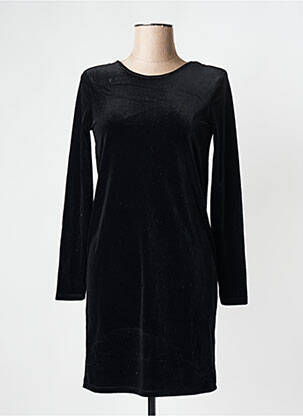 Robe courte col rond noir VILA femme