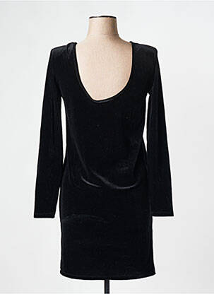 Robe courte col rond noir VILA femme