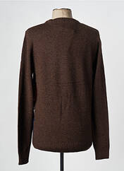 Pull marron SELECTED pour homme seconde vue