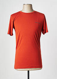 T-shirt col rond marron COLUMBIA homme